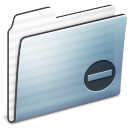 Private Folder Graphite Stripe Icon